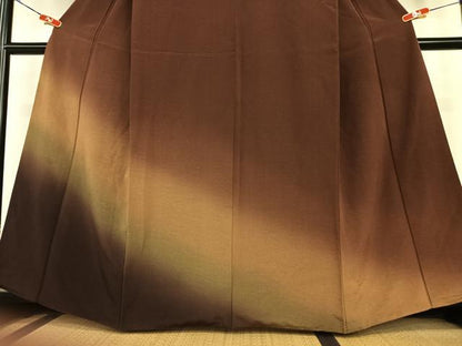 平和屋着物●訪問着　霞文　暈し染め　正絹　逸品　AABC4863zg