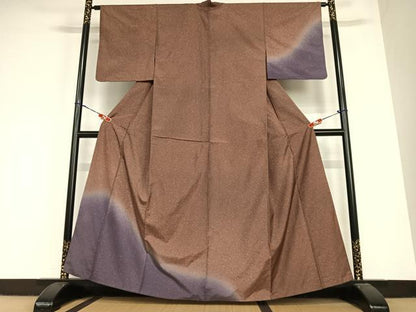 平和屋着物●訪問着 霞文 暈し染め 正絹 逸品 AABC4865zg