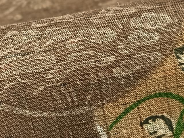 平和屋着物●上質な紬　草花文　正絹　逸品　AABC4877zg