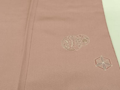 平和屋着物●友禅作家の巨匠 浅井青仁 訪問着 草花丸文 金彩 正絹 逸品 AABC4887zg