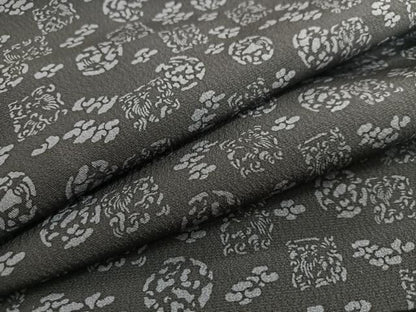 平和屋着物●上質な小紋 変わり市松丸文 健勝苑扱い 正絹 逸品 AABC4894zg