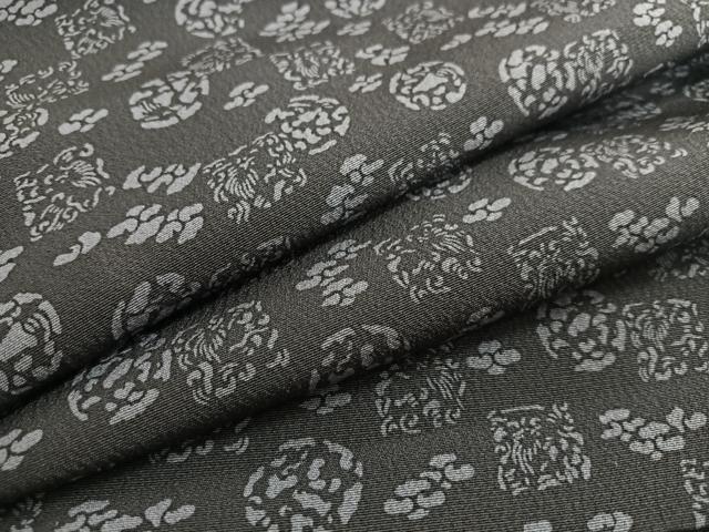 平和屋着物●上質な小紋 変わり市松丸文 健勝苑扱い 正絹 逸品 AABC4894zg