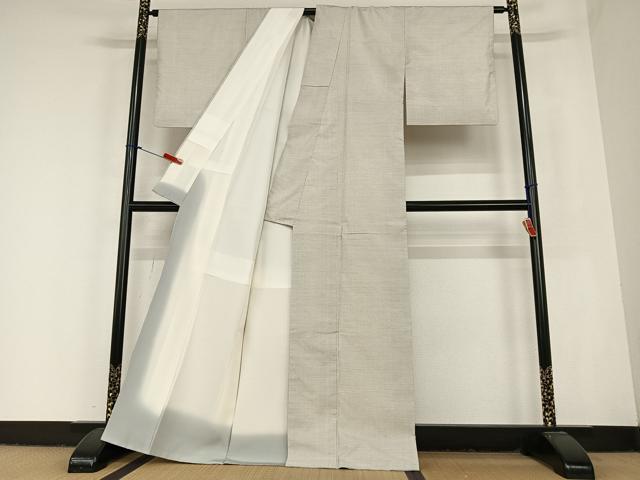 平和屋着物●本場大島紬 白大島 100亀甲 総詰め 正絹 逸品 AABC4897zg