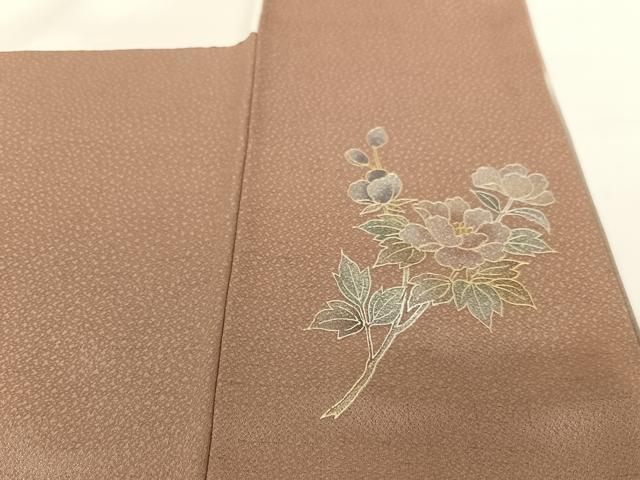 平和屋着物●訪問着 枝花文 暈し染め 金彩 正絹 逸品 AABC4915zg