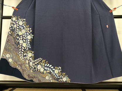 平和屋着物●越後十日町の一流染匠 桐屋・翠山工房 訪問着 辻が花 絞り 暈し染め 金彩 やまと誂製 正絹 逸品 AABC4962zg
