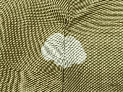 平和屋着物●根津栄一　訪問着　紬地　霞文　暈し染め　正絹　逸品　AABC4964zg