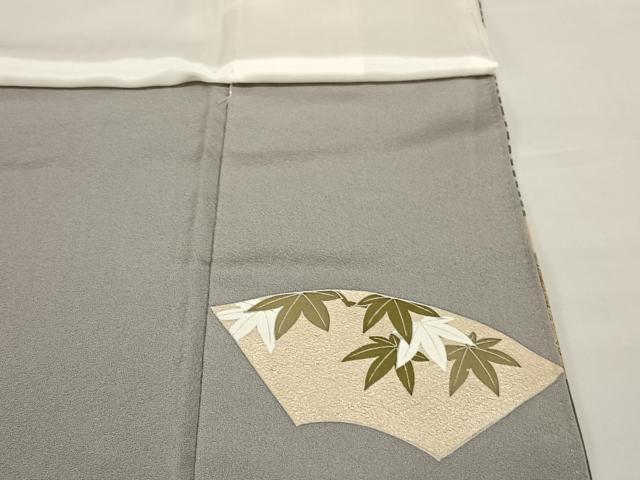 平和屋着物●豪華色留袖　駒刺繍　道長地紙重ね花文　金銀彩　正絹　逸品　AABC5012zg
