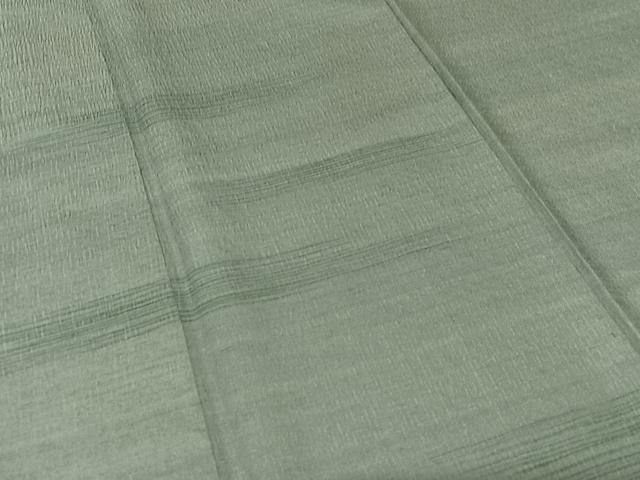 平和屋着物●上質な紬　訪問着　横段文　正絹　逸品　AABC5038zg