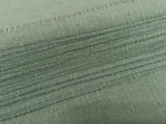 平和屋着物●上質な紬　訪問着　横段文　正絹　逸品　AABC5038zg
