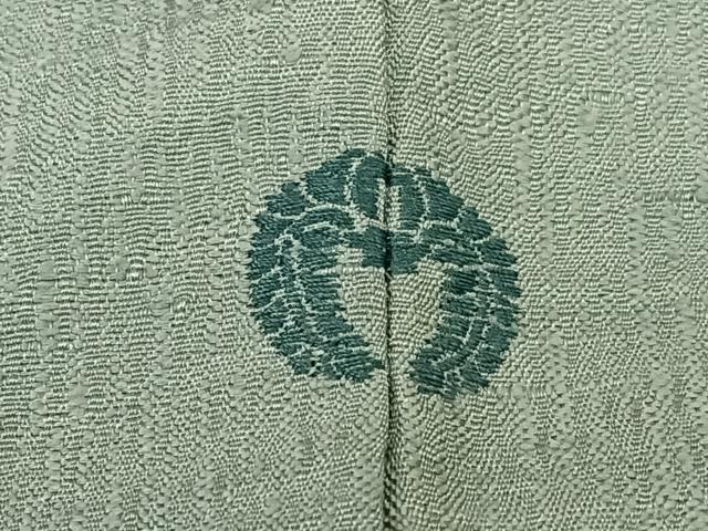 平和屋着物●上質な紬　訪問着　横段文　正絹　逸品　AABC5038zg