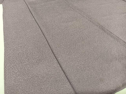 平和屋着物●上質な色無地 暗紅色 正絹 逸品 AABC5048zg