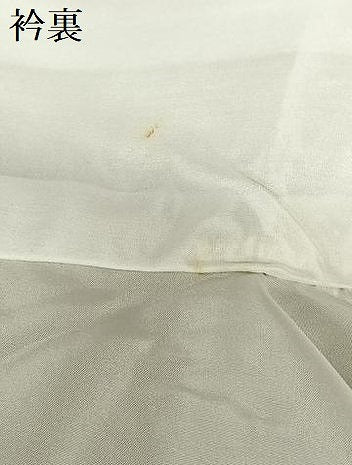 平和屋着物●上質な色無地　氷割れ地紋　路考茶　正絹　逸品　未使用　AABC5070zg