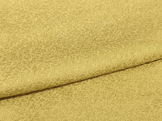 平和屋着物●上質な色無地　氷割れ地紋　路考茶　正絹　逸品　未使用　AABC5070zg