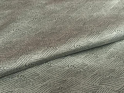 平和屋着物●お召 立波文 正絹 逸品 AABC5086zg