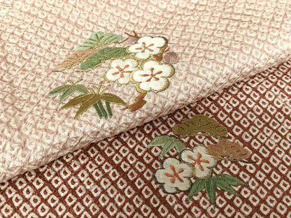 平和屋着物●訪問着 総絞り 刺繍 松竹梅 暈し染め 金糸 正絹 逸品 未使用 AABC5094zg