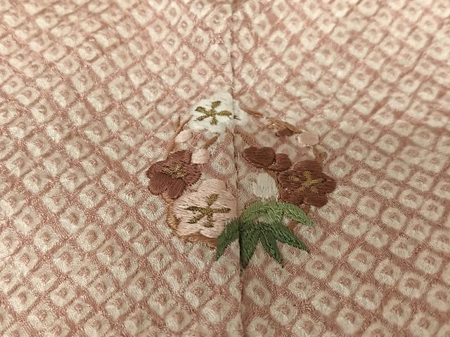 平和屋着物●訪問着 総絞り 刺繍 松竹梅 暈し染め 金糸 正絹 逸品 未使用 AABC5094zg