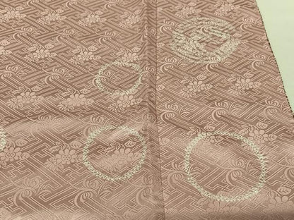 平和屋着物●訪問着 総絞り 刺繍 松竹梅 暈し染め 金糸 正絹 逸品 未使用 AABC5094zg