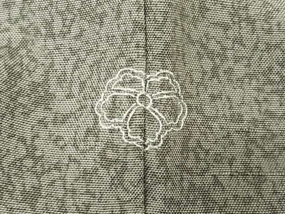 平和屋着物●訪問着 紬地 幾何学文様 正絹 逸品 AABC5102zg