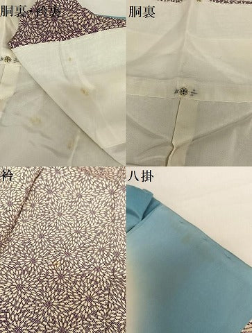 平和屋着物●訪問着　菊尽くし　正絹　逸品　AABC5143zg