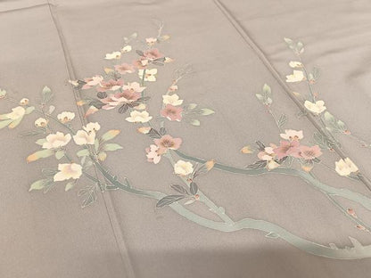 平和屋着物●訪問着　作家物　枝花文　正絹　逸品　AABC5144zg