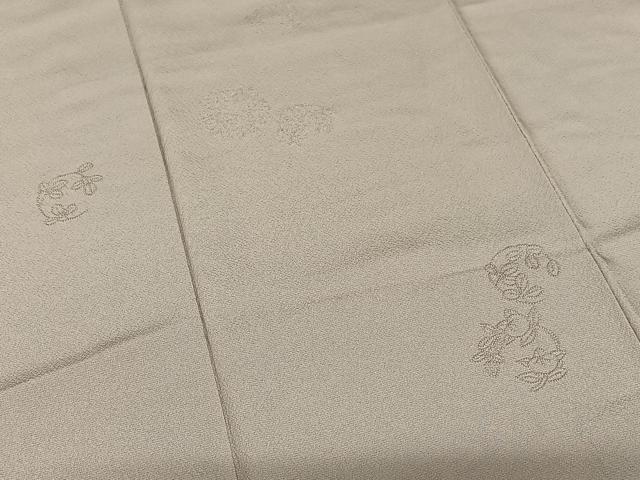 平和屋着物●無地絵羽訪問着 中国三大刺刺繍 汕頭刺繍 スワトウ刺繍 相良刺繍 草花丸文 鴇浅葱色 正絹 逸品 AABC5155zg