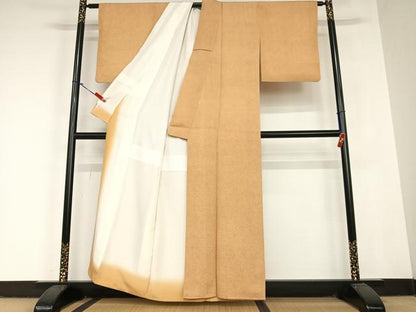 平和屋着物●江戸小紋　網目文　正絹　逸品　AABC5164zg