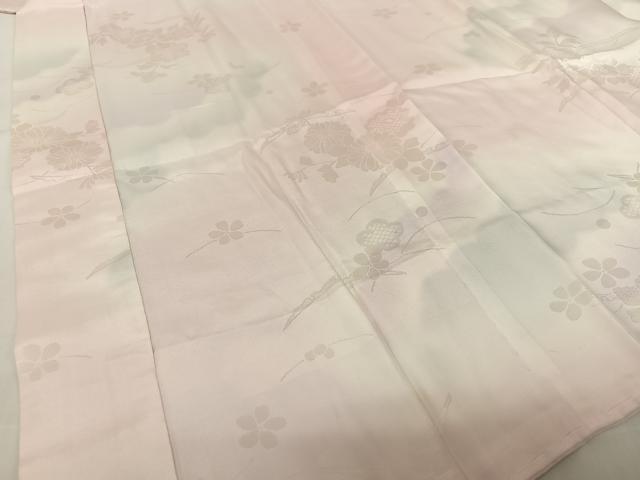 平和屋着物●長襦袢 無双仕立て 草花文 暈し染め 正絹 逸品 AABC5191zg