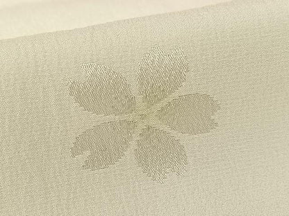 平和屋着物●長襦袢　無双仕立て　舞桜　正絹　逸品　AABC5192zg