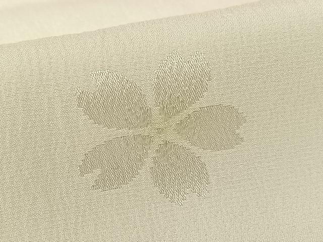 平和屋着物●長襦袢　無双仕立て　舞桜　正絹　逸品　AABC5192zg