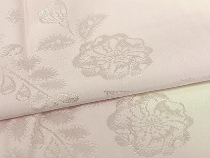 平和屋着物●長襦袢　袷　絞り　草花文　洗える着物　AABC5195zg