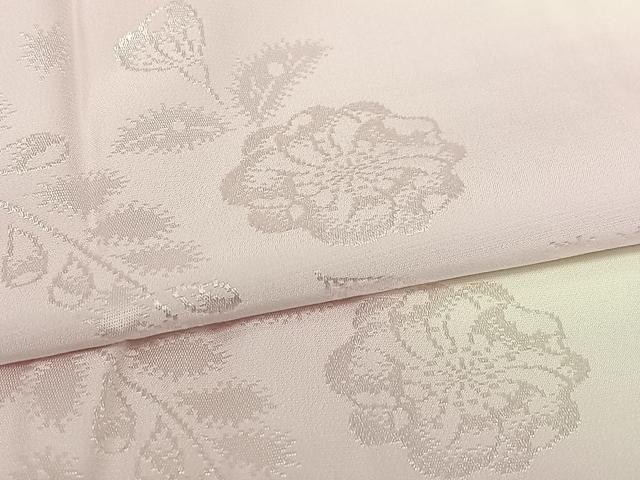 平和屋着物●長襦袢　袷　絞り　草花文　洗える着物　AABC5195zg