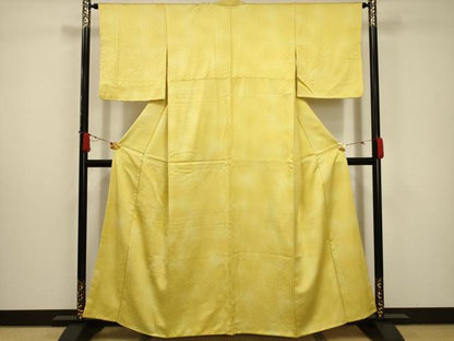 平和屋着物■色留訪問着　片輪車吉祥花文　暈し染め　正絹　逸品　AABC5239sx
