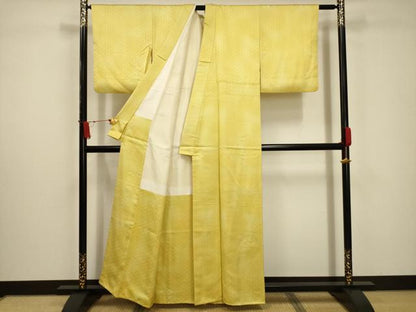 平和屋着物■色留訪問着　片輪車吉祥花文　暈し染め　正絹　逸品　AABC5239sx