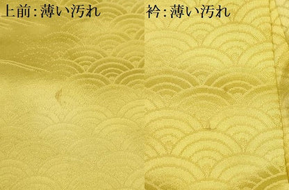 平和屋着物■色留訪問着　片輪車吉祥花文　暈し染め　正絹　逸品　AABC5239sx