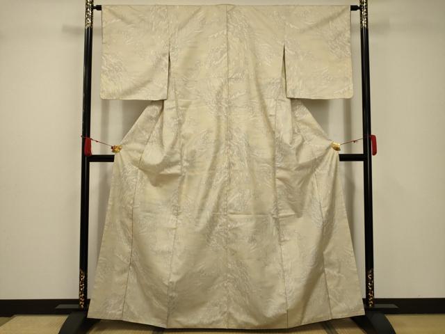 平和屋着物■上質な紬 風景文 正絹 逸品 AABC5438sx