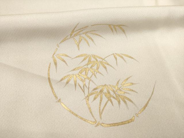 平和屋着物●訪問着　刺繍　松竹梅丸文　金彩　ゑり善扱い　ロング丈　正絹　逸品　AABC5653ck