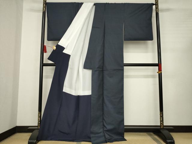 平和屋着物●本場大島紬 純泥染 手織 カタス7マルキ 星明り 仙太織物謹製 宮田ヨシ子作 証紙付き ロング丈 正絹 逸品 AABC5661ck