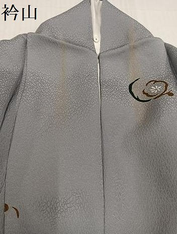 平和屋着物●上質な小紋 梅 正絹 逸品 AABC6002ph