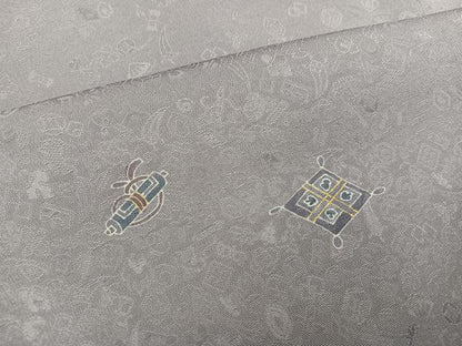 平和屋着物●友禅作家の巨匠　浅井青仁　訪問着　宝尽くし　正絹　逸品　AABC6045ph