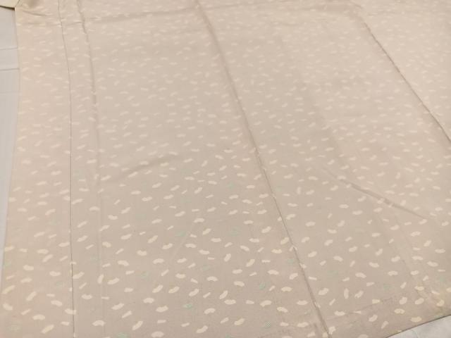 平和屋着物●長襦袢　無双仕立て　舞扇文　正絹　逸品　AABC6073ph
