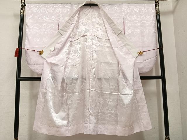平和屋着物●小振袖 二尺袖 長襦袢(無双仕立て)セット 花尽くし 洗える着物 AABC6074ph