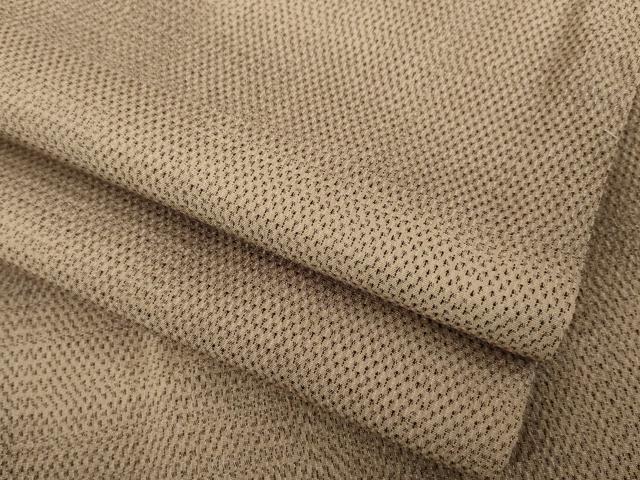平和屋着物●お召 霞文 正絹 逸品 AABC6110ck