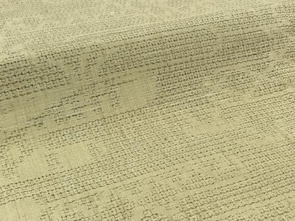 平和屋着物▽結城紬 単衣 80亀甲 エ霞花文 証紙付き 正絹 逸品 AABC6162jh