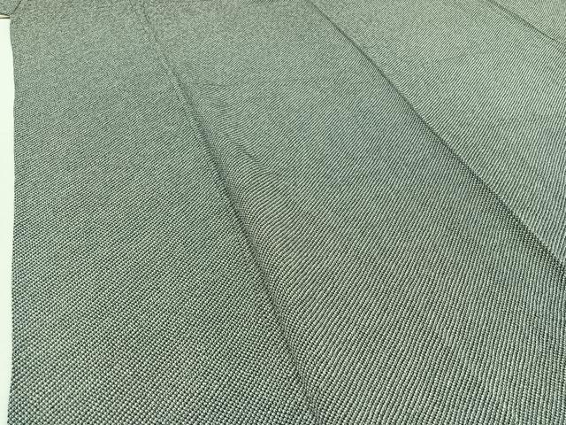 平和屋着物▽上質な小紋 単衣 鹿の子文様 鬼しぼ縮緬 正絹 逸品 AABC6167jh
