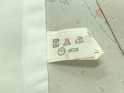 平和屋着物▽小紋 単衣 花間道 洗える着物 AABC6176jh