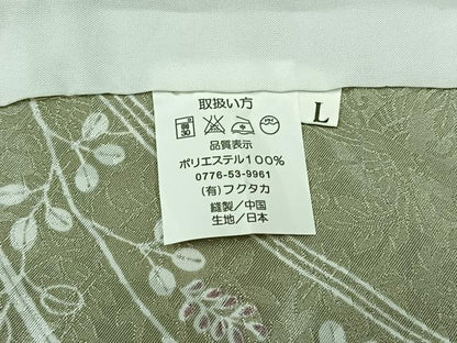 平和屋着物▽小紋 単衣 草花文 洗える着物 AABC6179jh