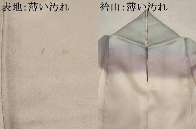 平和屋着物□訪問着 更紗花文 暈し染め 金銀彩 正絹 逸品