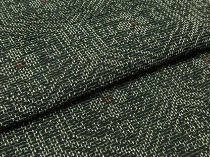 平和屋着物▽上質な紬 単衣 亀甲花文 正絹 逸品 AABC6777jh