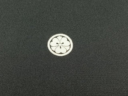 平和屋着物▽豪華黒留袖 単衣 御所車吉祥花文 金彩 正絹 逸品 AABC6778jh