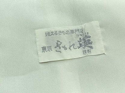 平和屋着物▽洗える最高級着物 ＜英＞はなぶさ謹製 小紋 単衣 よろけ縞 洗える着物 AABC6784jh